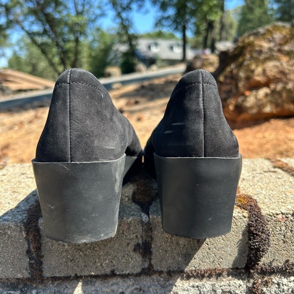 NIB Vionic Sereno Womens Sz 9.5 Black Platform Wedge Suede Pumps (READ) Comfort - Picture 7 of 11